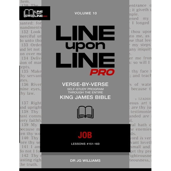 Line Upon Line Pro - Old Testament Job: Vol 10 - Line Upon Line PRO Bible Study Series, Book 10, (Paperback)