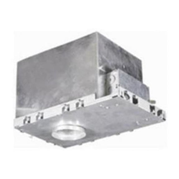 Line Voltage Air Tight Ic Housing For New Construction- Silver Finish- 3 in.