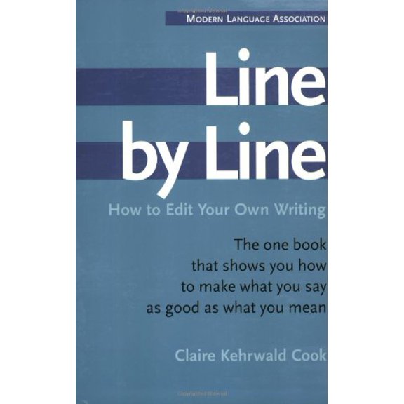 Pre-Owned Line by Line: How to Edit Your Own Writing, 9780395393918, 0395393914, Paperback, 1 edition