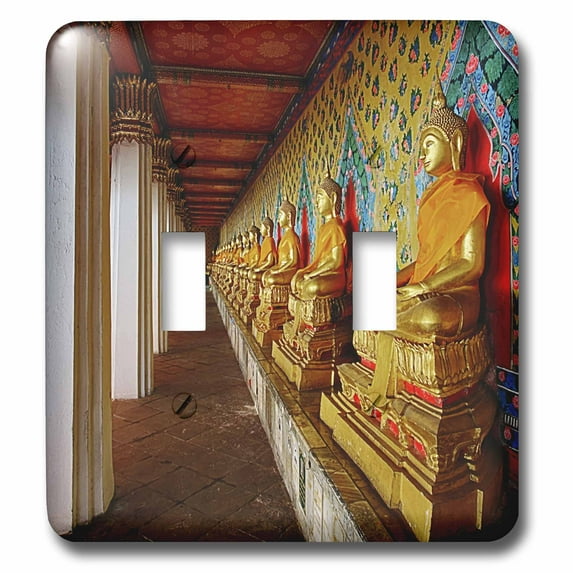 Line of Buddhas, Wat Arun, Bangkok, Thailand-AS36 AJE0100 - Adam Jones double toggle switch lsp-70818-2
