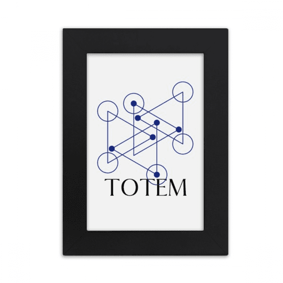 Line-point Geometric Triangular Desktop Photo Frame Picture Display Art Painting Exhibit