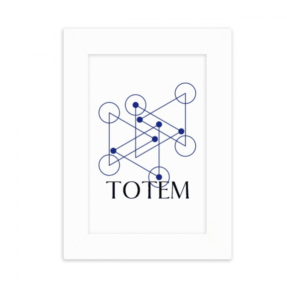 Line-point Geometric Triangular Desktop Photo Frame Picture Display Decoration Art Painting