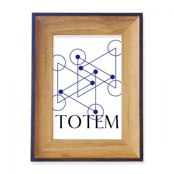 Line-point Geometric Triangular Photo Frame Exhibition Display Art Desktop Painting