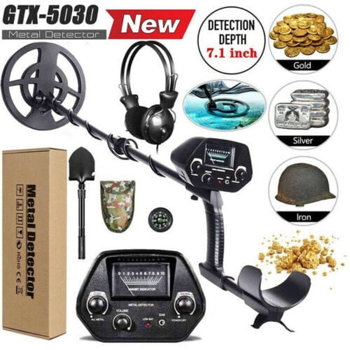 LineYDI Metal Detector LCD-Display Deep Ground Gold Finder w/ Waterproof Coil