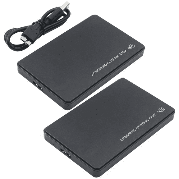 LineYDI LOT 20x 2.5" SATA USB 3.0 Hard Drive Disk HDD SSD Enclosure External Laptop Case,2 Pack