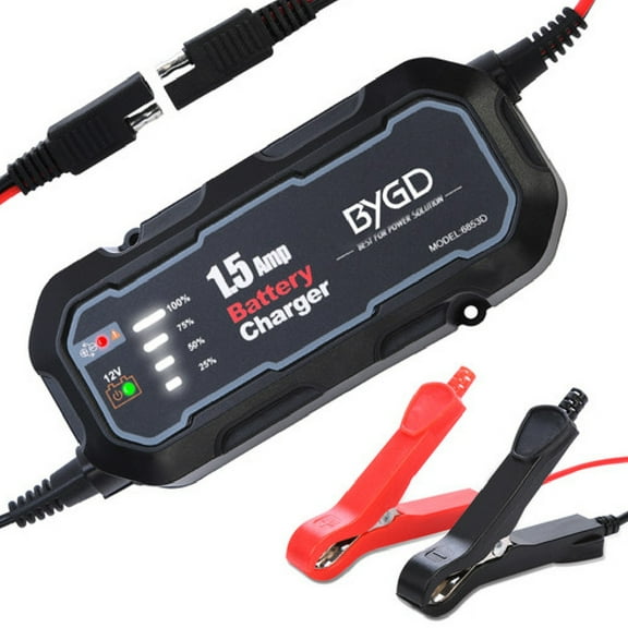 LineYDI Portable Power Bank Charger Lithium Jump Starter Box 12V 1500mAh Car Battery Booster Pack