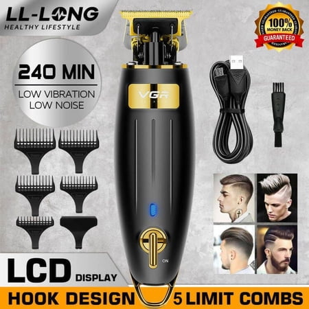 LineYDI Professional VGR Electric Hair Clippers Trimmer Cutting Beard Cordless Barber Shaving Machine