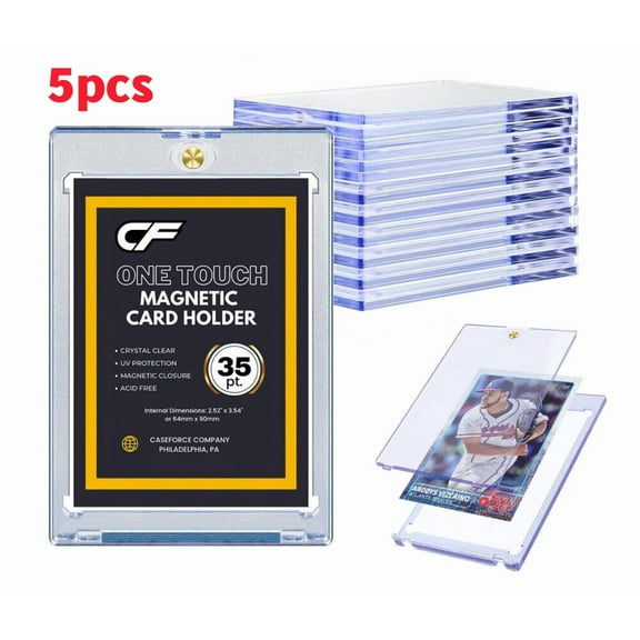 LineYDI Protection Ultra Pro 35 pt Magnet Card Holder with UV Protection 5PCS