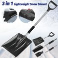 thumbnail image 1 of LineYDI Stainless Steel Telescopic 3-in-1 Detachable Ice Scraper & Shovel Combo for Car​, 1 of 8