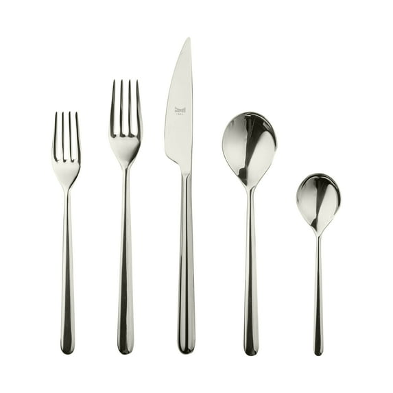 CUTLERY SET 5 PCS LINEA CHAMPAGNE