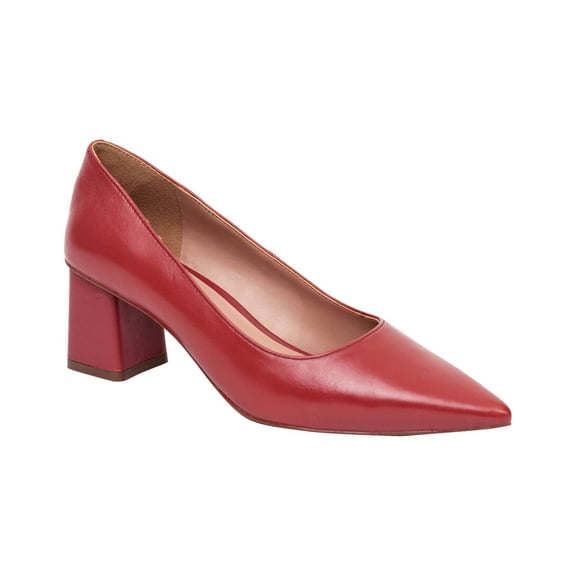 Linea Paolo Bilson Leather Pump, 6, Red