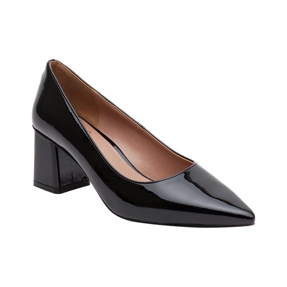 Linea Paolo Bilson Leather Pump, 9, Black