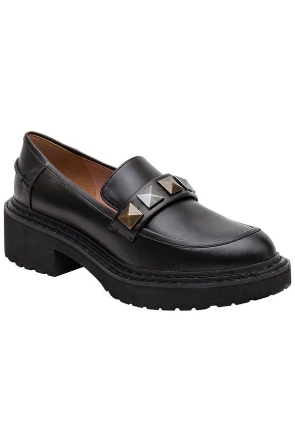 Essex Leather Loafer, 6, Black