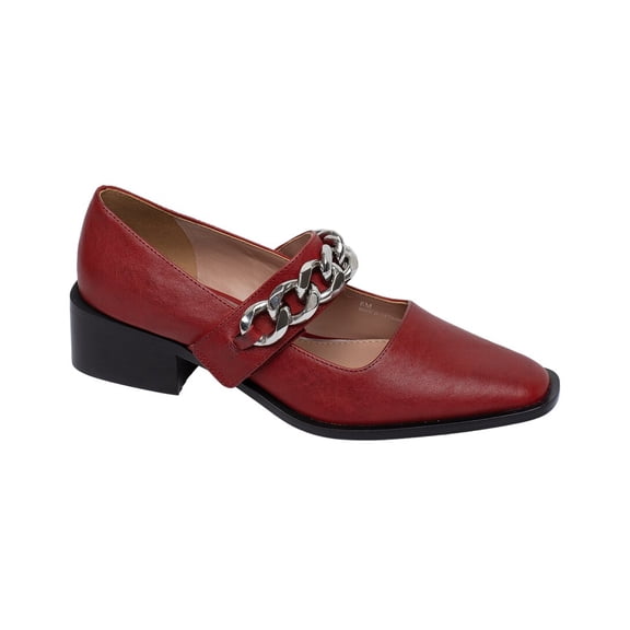 Linea Paolo Meryl Leather Pump, 8, Red
