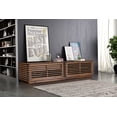 thumbnail image 1 of Linea Wide Entertainment Stand Walnut, 1 of 6