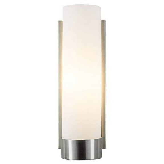 Linea di Liara Elina Brushed Nickel Wall Sconce Frosted Glass Shade Modern Sconces Wall Lighting Fixture Bathroom Sconce Vanity Wall Sconce and Wall Lamp for Living Room, UL Listed