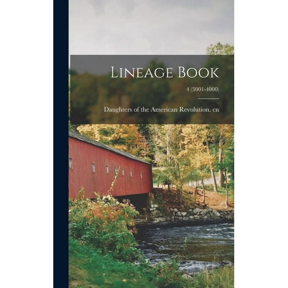 Lineage Book; 4 (3001-4000) (Hardcover)