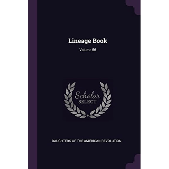 Lineage Book; Volume 56 (Paperback)