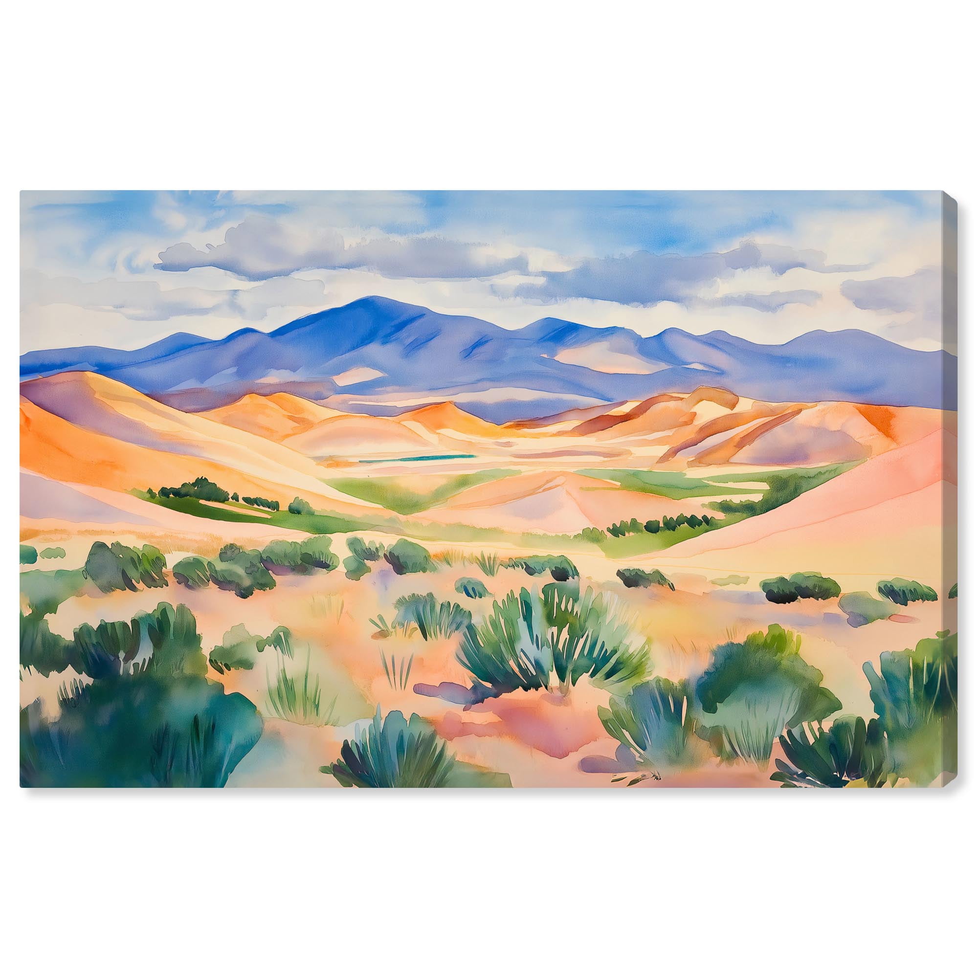 Lineage View II 30" x 20" Wrapped Canvas Impressionism Art