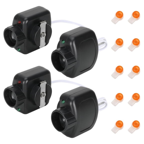 Linear 2-Set Garage Door Safety Sensor Kit with 10 Terminals Beam Eyes for HAE00002 LSO50 LDO33 LDO50