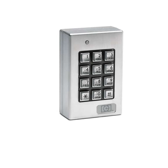 Linear 212SE Weatherproof Keypad (Silver)
