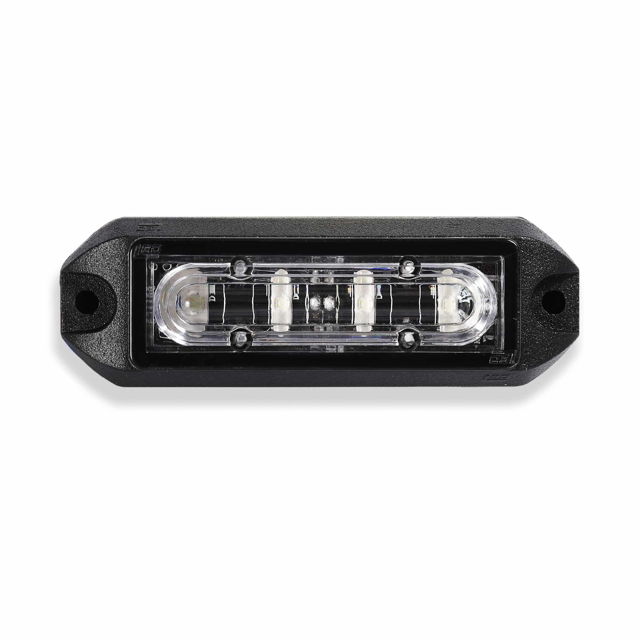 Linear 3 watt 4 LED Emergency Vehicle Grill Warning Light Head Green