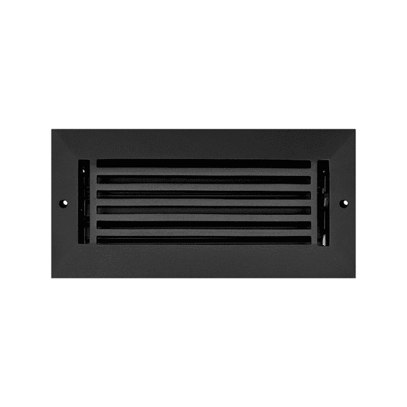 Linear 3"x10-" Solid Cast Aluminum Air Supply louvered Vent | Powder Coated