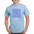 thumbnail image 1 of Linear 3D Shark Design T-Shirt Men -Image by Shutterstock, Male 5X-Large, 1 of 4