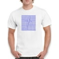 thumbnail image 1 of Linear 3D Shark Design T-Shirt Men -Image by Shutterstock, Male Small, 1 of 4