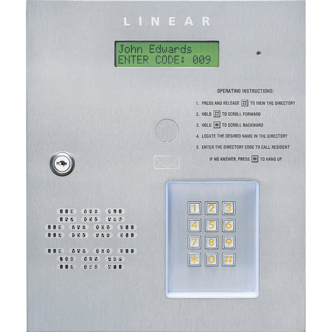 Linear AE500 Telephone Entry System