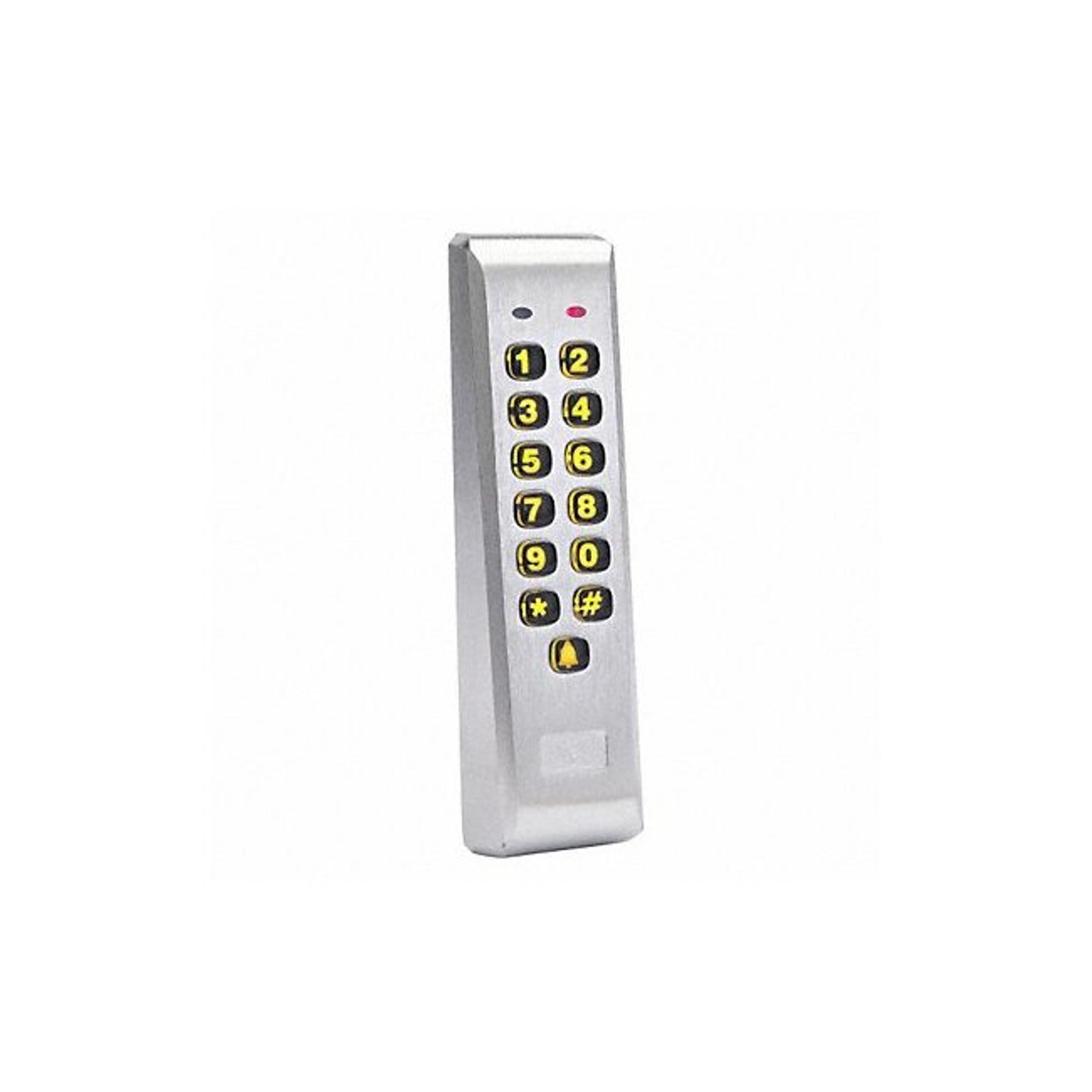 Linear Access Keypad Mullion,15/7 in. W,Silver 212ILMAL