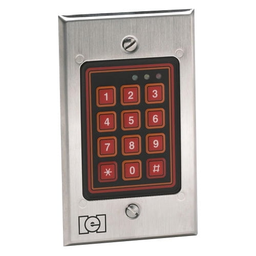 Access Keypad Weatherized, 2-3/4inW, White 212W