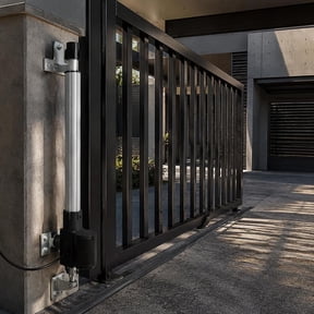 Linear Actuator, 12V, 12 Inch Stroke, 6000N Thrust, 1320Lbs Load, with Mounting Bracket, IP44 Protection, for Electric Doors