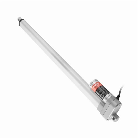 Linear Actuator 12V, 20 Inch Waterproof IP65 Linear Actuator, 660lbs/3000N 0.19"/s Linear Motion Actuator with Mounting Bracket for Outdoor Use