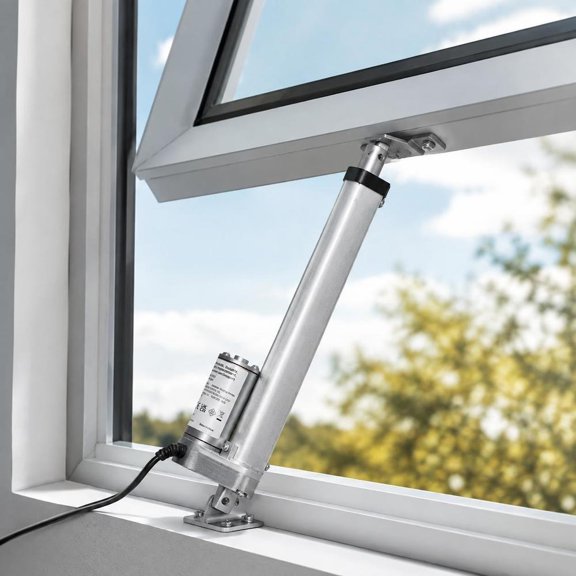 Linear Actuator, 12V, 8 Inch Stroke, 1000N 225Lbs, Aluminum Alloy, IP54, with Mounting Bracket