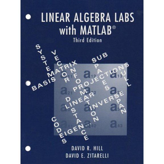 Pre-Owned Linear Algebra Labs with MATLAB (Paperback) 0131432745 9780131432741