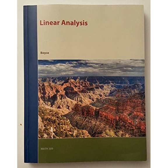Pre-Owned Linear Analysis: Elementary Differential Equations and Boundary Value Problems, 10th edition Paperback