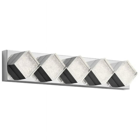 Linear Bath 28in LED by Elan 83714 in Chrome Finish