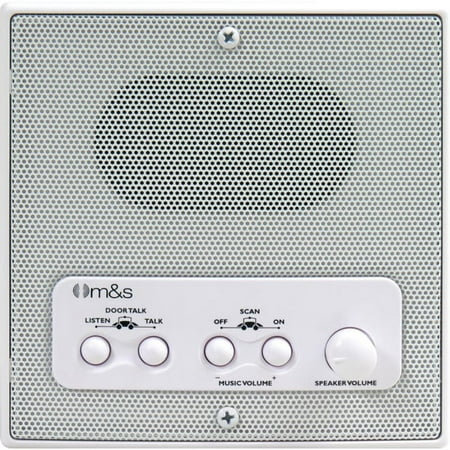 M & S Systems DMC3RW Retrofit Weather Resistant Remote Patio Station Speaker