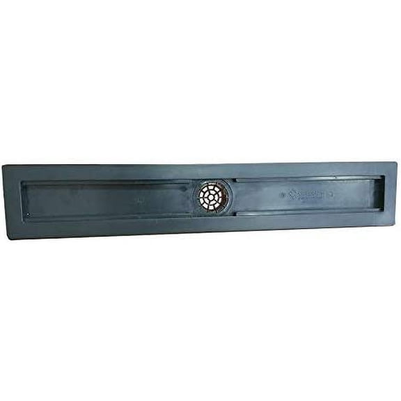Linear Drain Body Black ABS Linear Shower Drain (36 Inch)