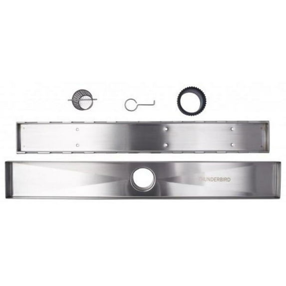 Linear Drain Grate (Trench and Grate Only) Grate Length: 36", Grate Type: Tile Insert Grate