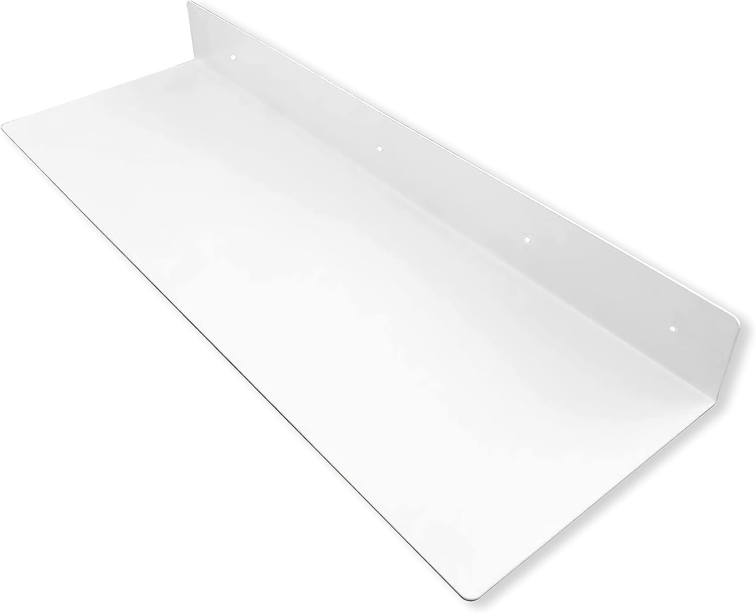 Linear Floating Shelf Steel Industrial Heavy Duty Metal Wall Mounted