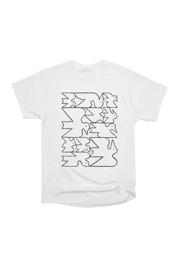 Linear Flock No 1 T-Shirt Tee Gift For Him Merch For Her Apparel For Friend