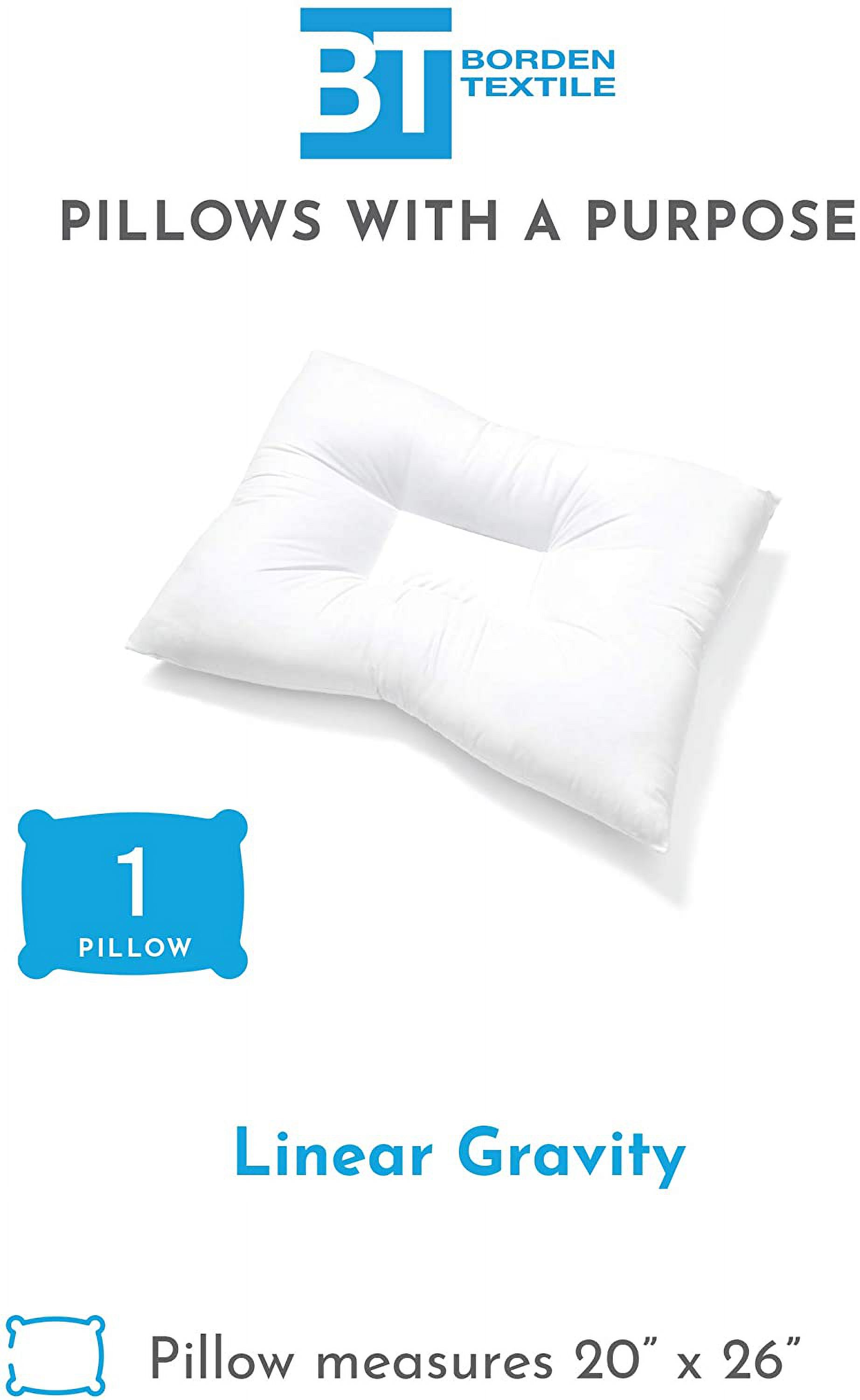 Linear Gravity Pillow Provides Proper Sleep Posture for Head Support