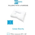 Linear Gravity Pillow Provides Proper Sleep Posture for Head Support