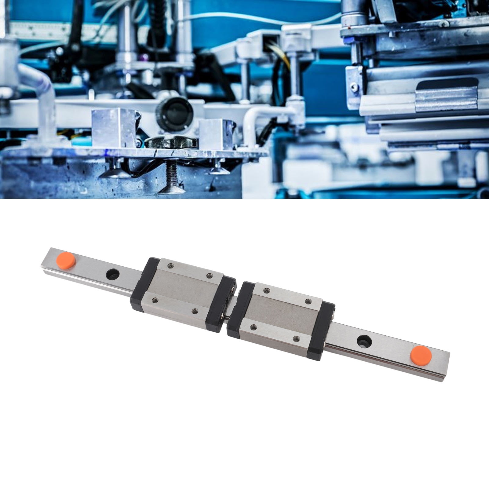 Linear Guide Rail, MGN12H 4 Points Contact 200mm Slide Guideway 3.5mm