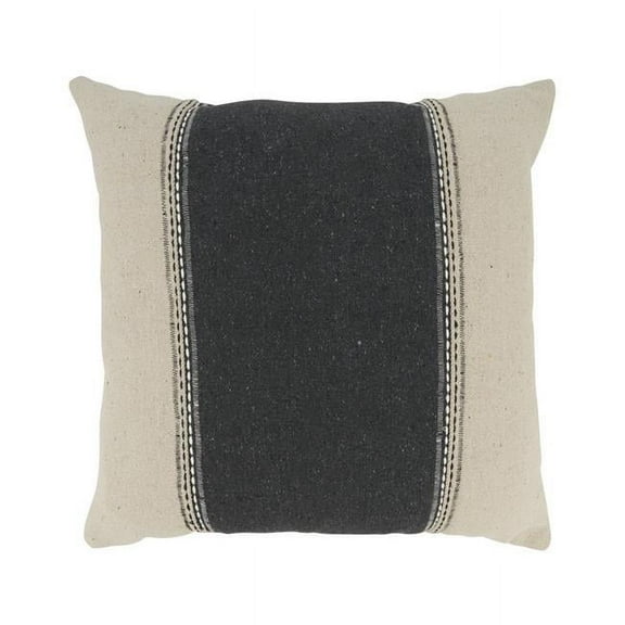 Linear Harmony Banded Throw Pillow Cover