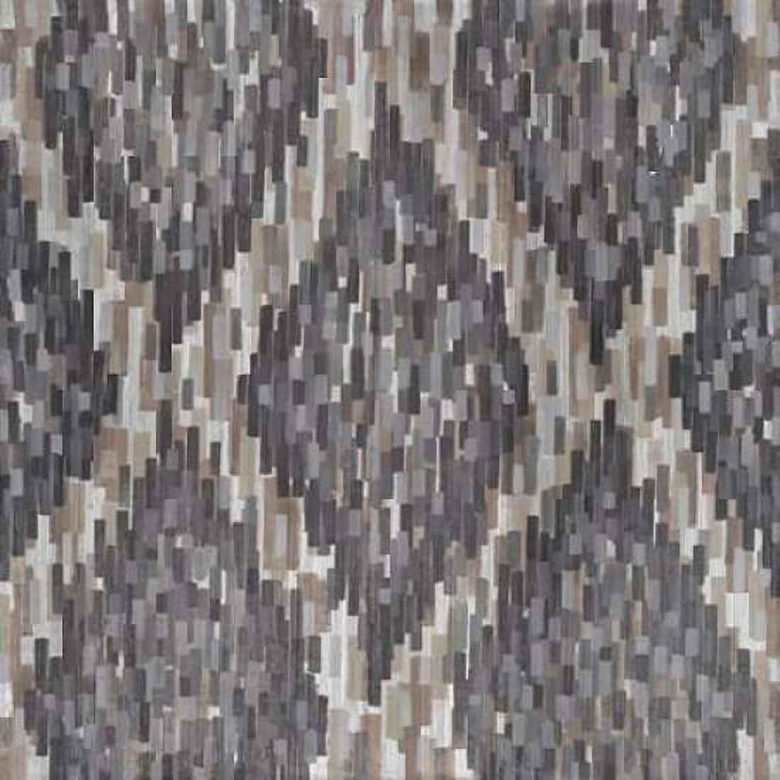 Linear Ikat-Black Canvas Art - Art Atelier Alliance (24 x 24)