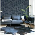 thumbnail image 1 of Linear Leaves Navy Wallpaper, 1 of 5