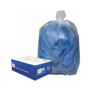 Linear Low-Density Can Liners, 10 gal, 0.6 mil, 24 Linear Low-Density Can Liners, 10 gal, 0.6 mil, 24